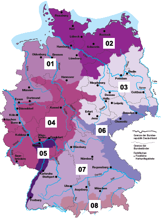 Herkunftsgebiete 802, 811, 823 Herkunftsgebiete 802, 811, 823